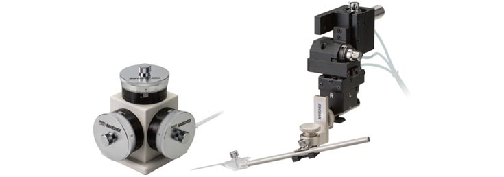 Narishige  MMO-203  Three-axes Oil Hydraulic micromanipulator