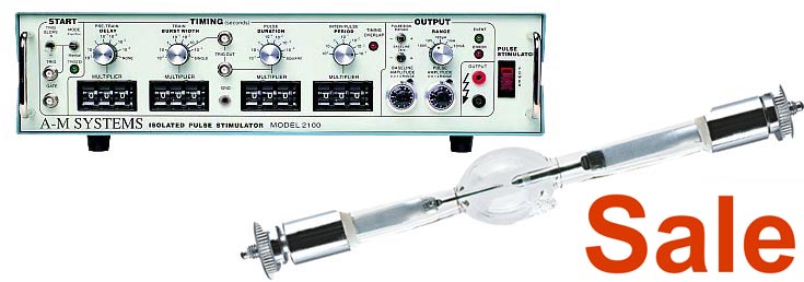 A-M Systems Stimulatoren und Lichborgen-Lampen