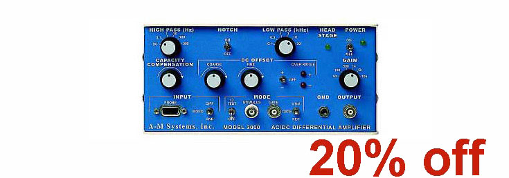 A-M Systems  Model 3000  AC/DC Differential Amplifier