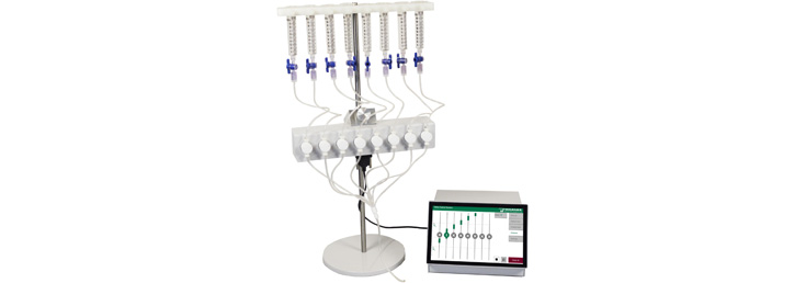 vcs-8 ptfe valve stand and controller