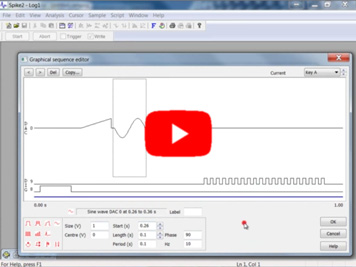 Graphical sequence editor